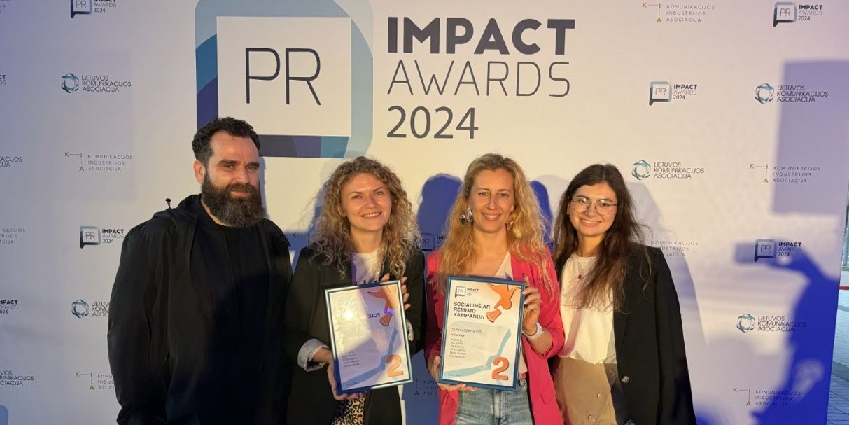 PR Impact Awards - apdovanojimų ceremonija