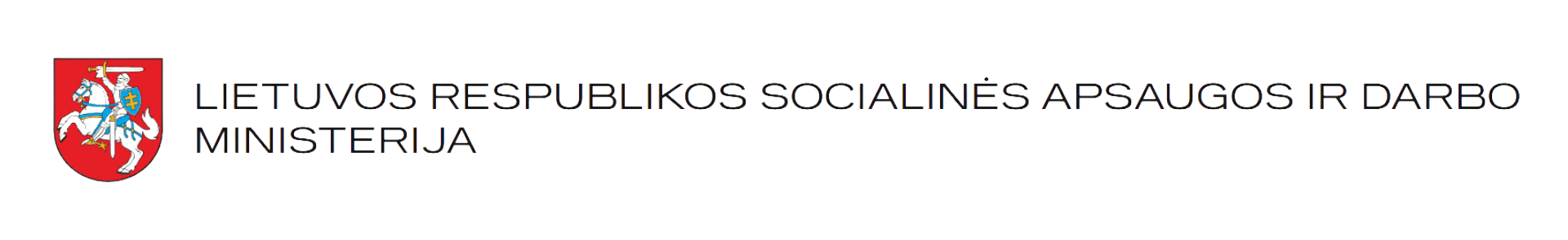 Socialinės apsaugos ir darbo ministerijos logotipas